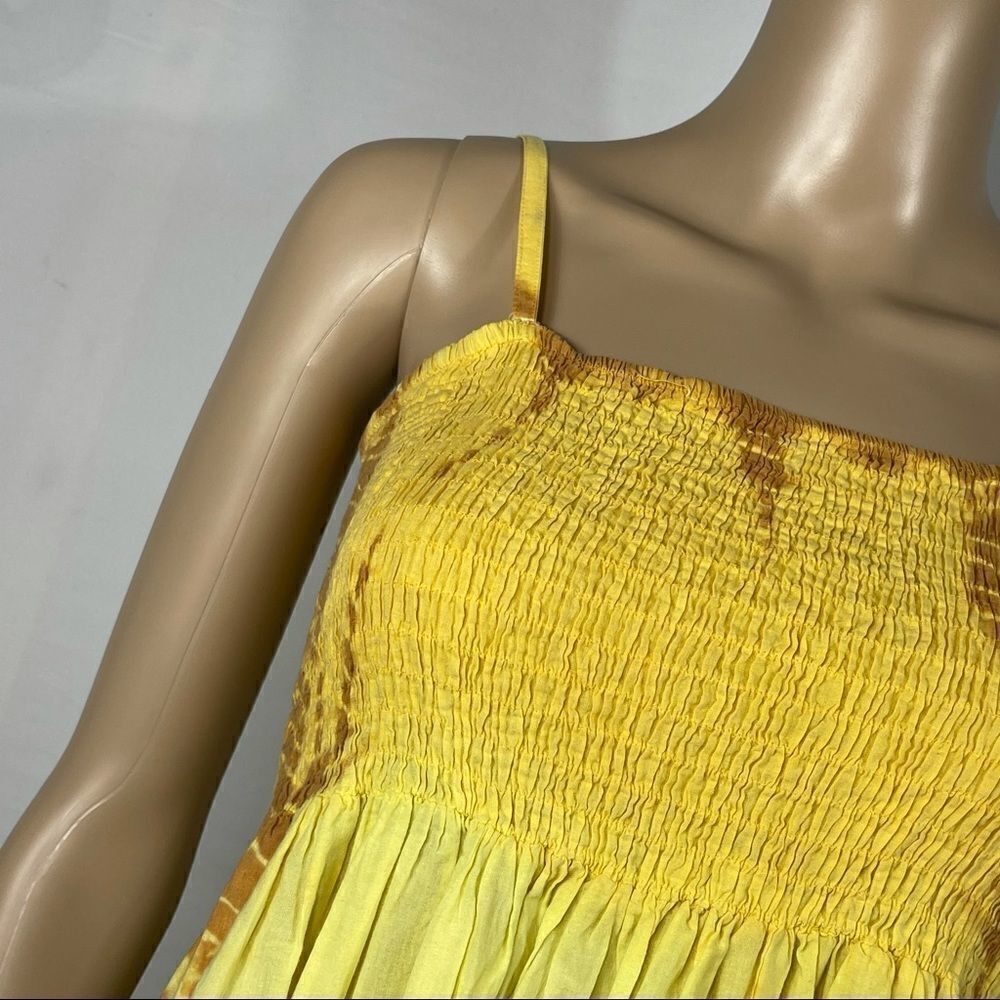 Just Crusing Vintage 1980's Yellow Summer Dress - Picture 5 of 12